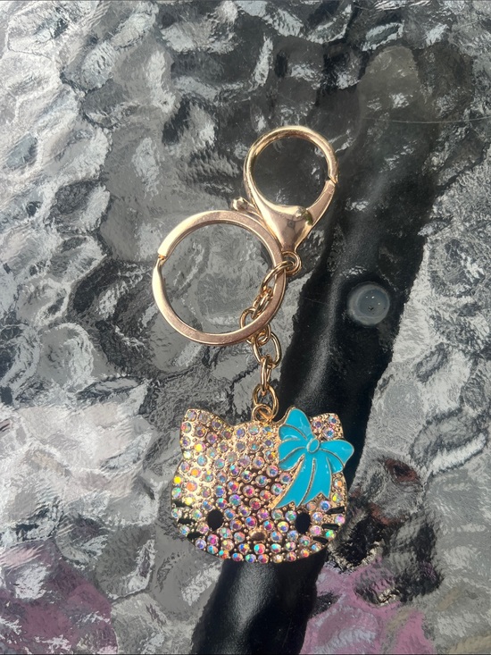 Source Unknown Accessories - Crystal Hello Kitty Keychain/Bagcharm